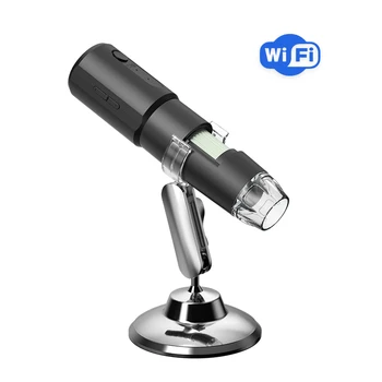Bezdrôtový Digitálny USB Mikroskop Zväčšenie 1000X WiFi Prenosné Ručné s Nastaviteľným Stojanom HD pre iPhone Android PC