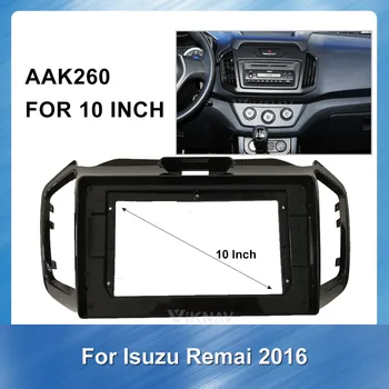 Car Audio Rámik Rádia Fascia gps navigačný panel je vhodný pre Isuzu Remai 2016 Panel Palubnej dosky ABS plast Adaptér Panel