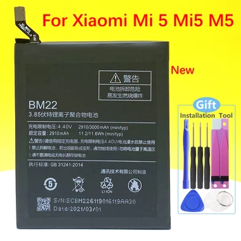 NOVÉ BM22 Batérie Pre Xiao Mi 5 Mi5 M5 Nahradenie Smartphone/Chytrý Mobilný telefón